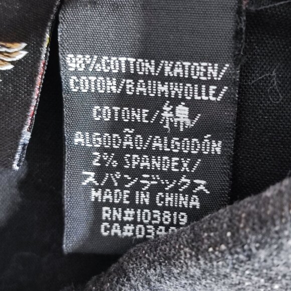 Harley-Davidson denim jacket women's size M grey colour with angel wings graphic - Picture 6 of 11